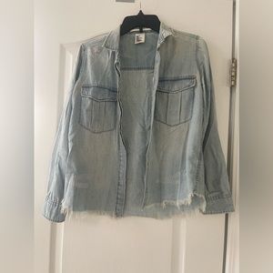 H&M denim shirt.  Size 2.